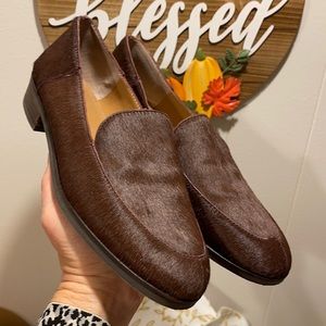 Lucky Brand real red calf skin flats size 6 1/2